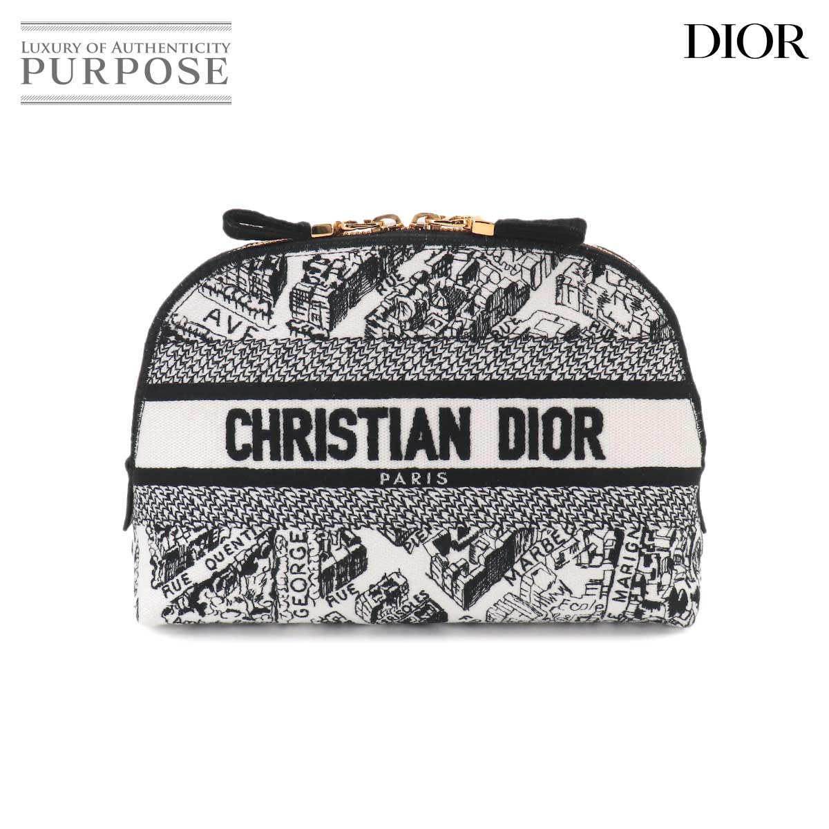 Christian Dior トワルドゥジュイ ブック トート ラージ バッグ