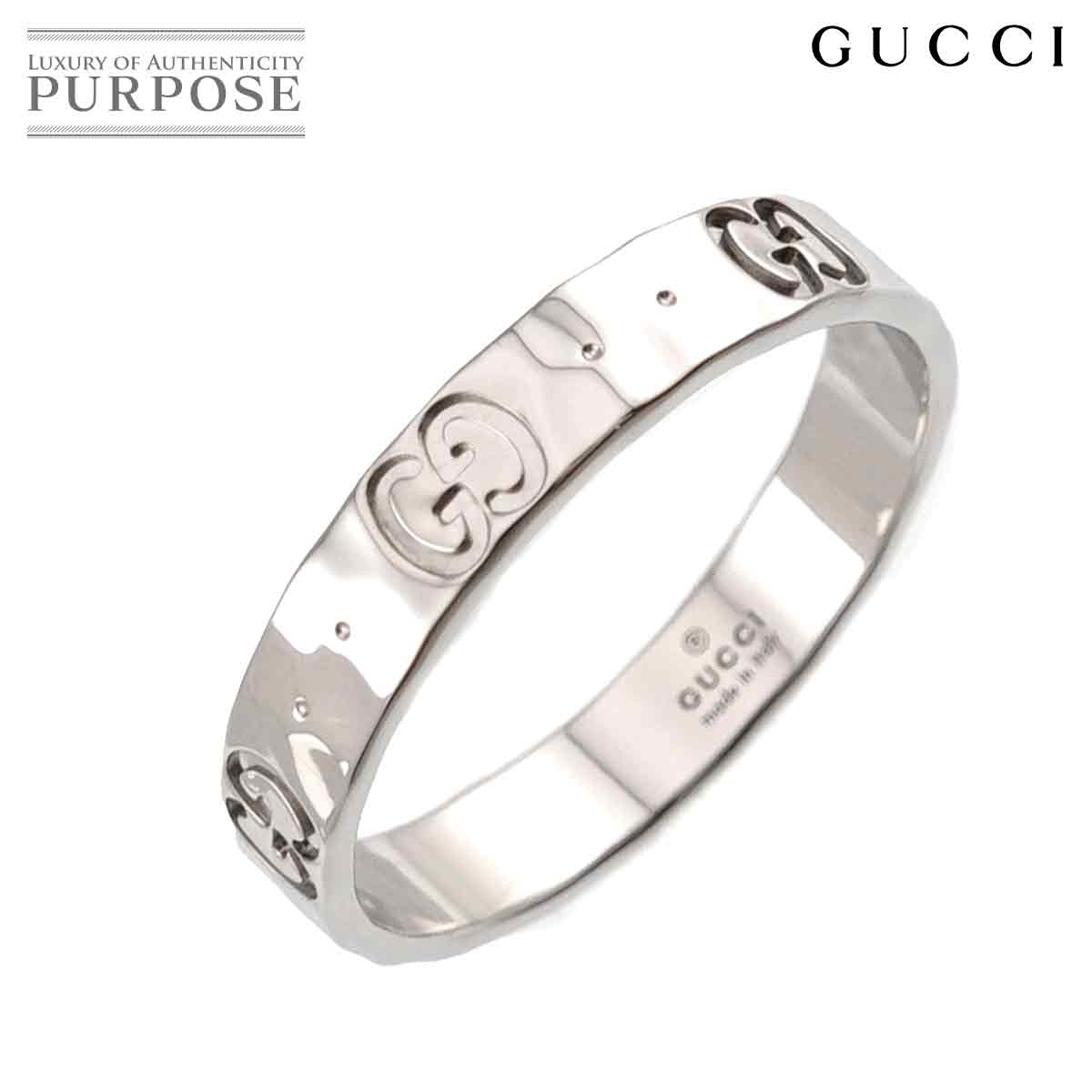 GUCCI アイコン #20 リング K18 WG ホワイトゴールド 750 指輪 Icon Ring グッチ 90331589