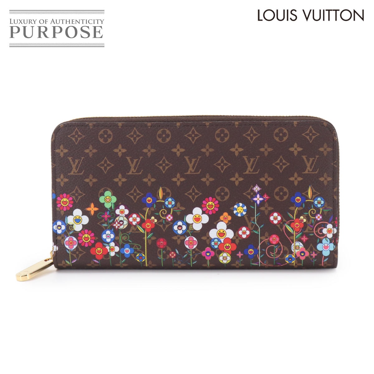LOUIS VUITTON LVｘTM ジッピー ウォレット ラウンドファスナー 長財布 モノグラム マルチカラー 村上隆 M14162 RFID Zippy Wallet ルイ ヴィトン 90333074