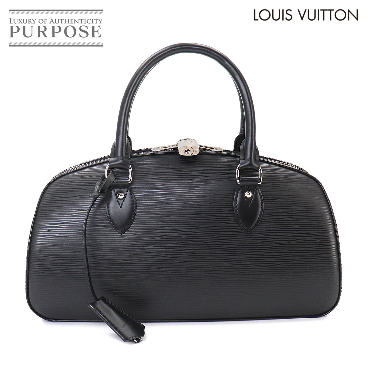 LOUIS VUITTON エピ ジャスミン ハンド バッグ レザー ノワール M52852 ブラック シルバー 金具 Epi Jasmine ルイ ヴィトン 90333836