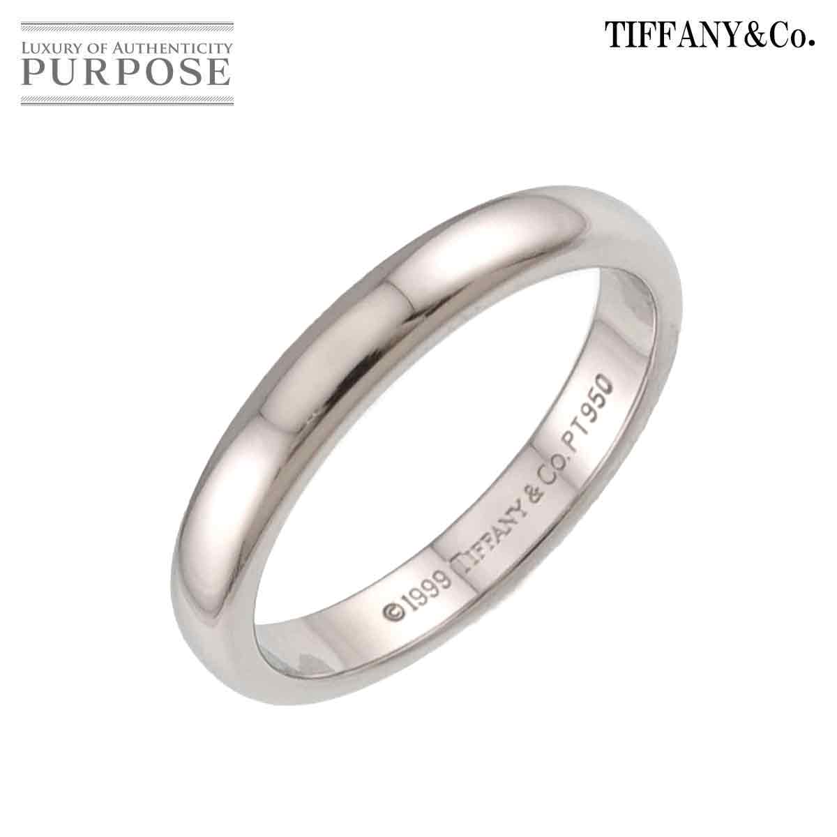 TIFFANY&Co. フォーエバー 10号 リング 幅3mm Pt プラチナ 指輪  Forever Ring ティファニー 90332193