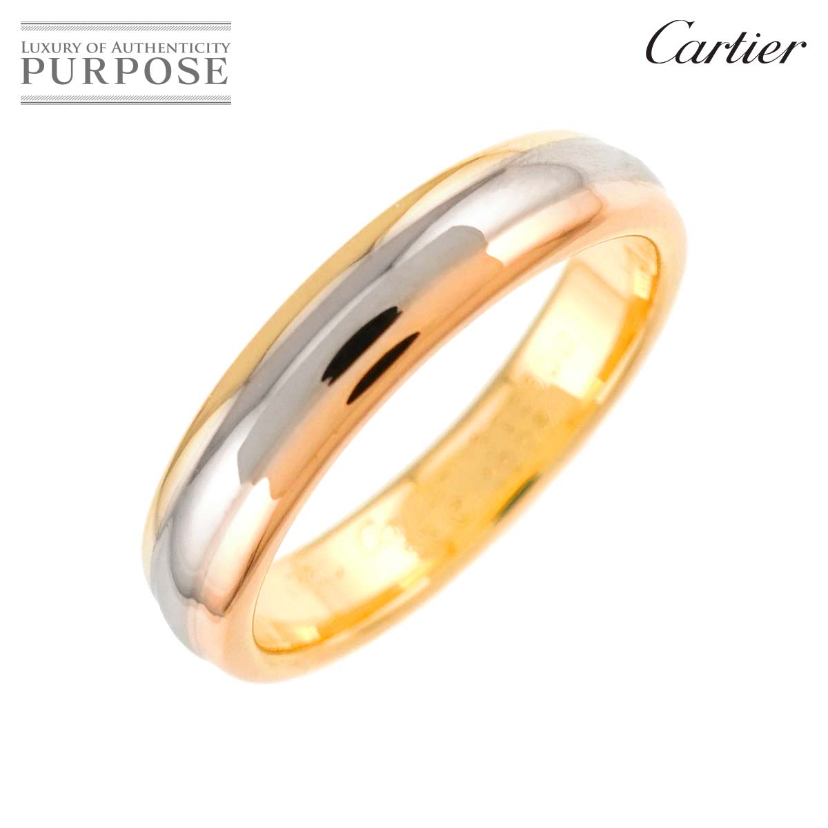 Cartier ヴァンドーム #53 リング K18 YG WG PG スリーゴールド 3カラー 750 指輪 VENDOME Ring カルティエ 90332248