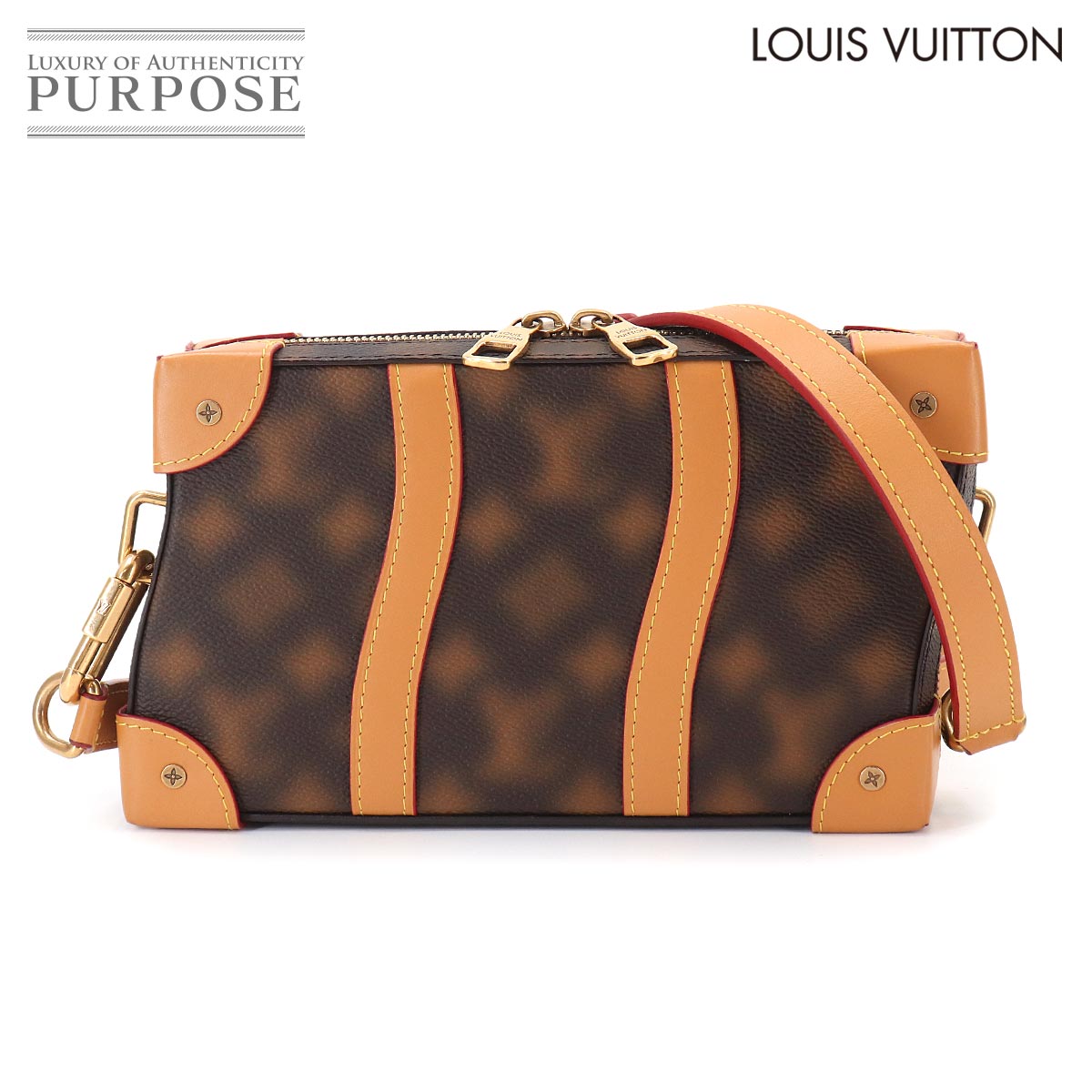 LOUIS VUITTON ディスイズノット モノグラム ソフトトランク ショルダー バッグ ブラウン M81580 RFID Soft Trunk ルイ ヴィトン 90330133
