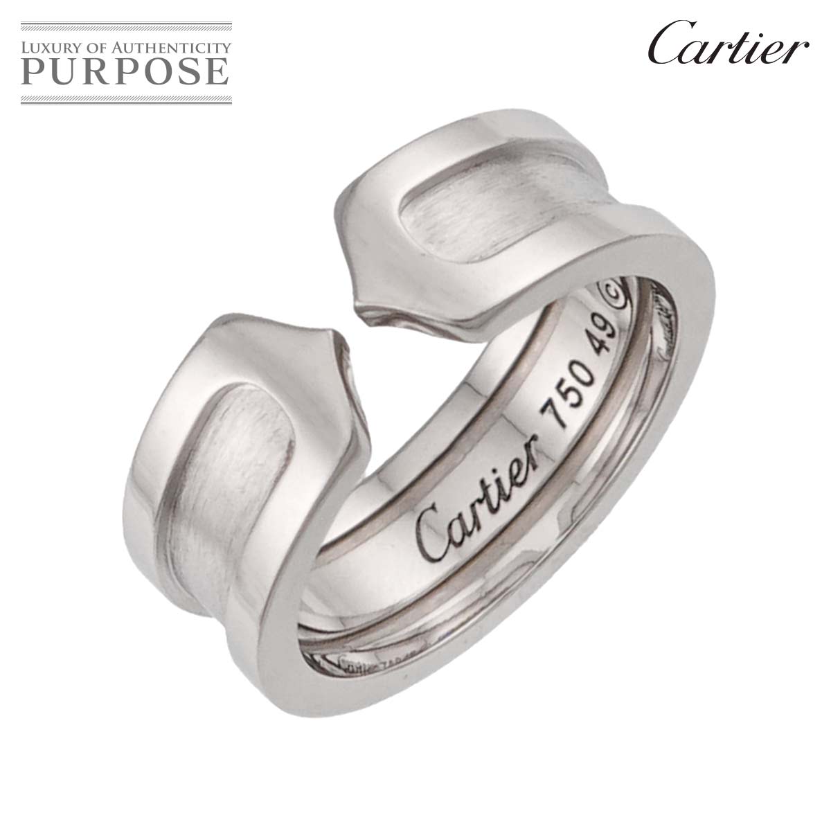 Cartier ミニラブ #49 リング K18 WG ホワイトゴールド 750 指輪 Mini 
