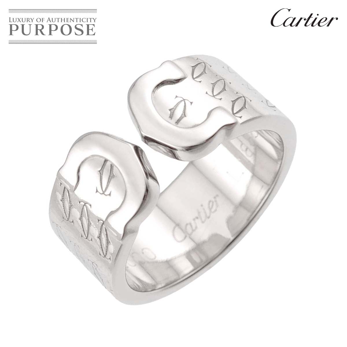 Cartier トリニティ MM #54 リング K18 YG WG PG 3連 スリーゴールド