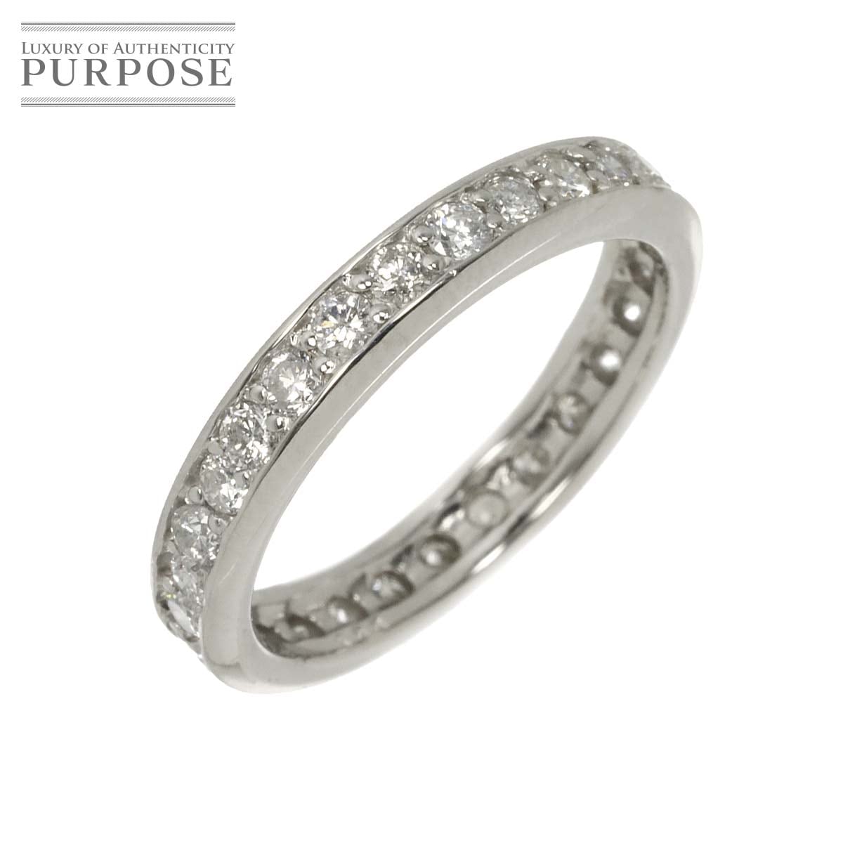リング 12号 フルダイヤ 1.00ct Pt プラチナ 指輪 Diamond Ring 90334424