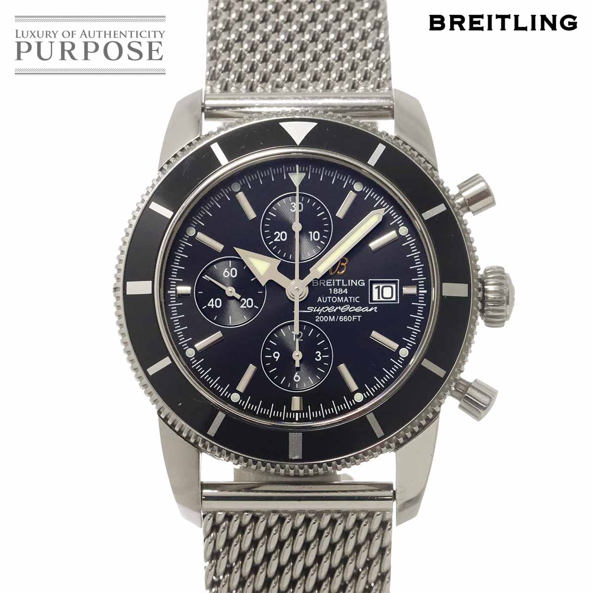 BREITLING シャドウフライバック A35312 クロノグラフ メンズ 腕時計
