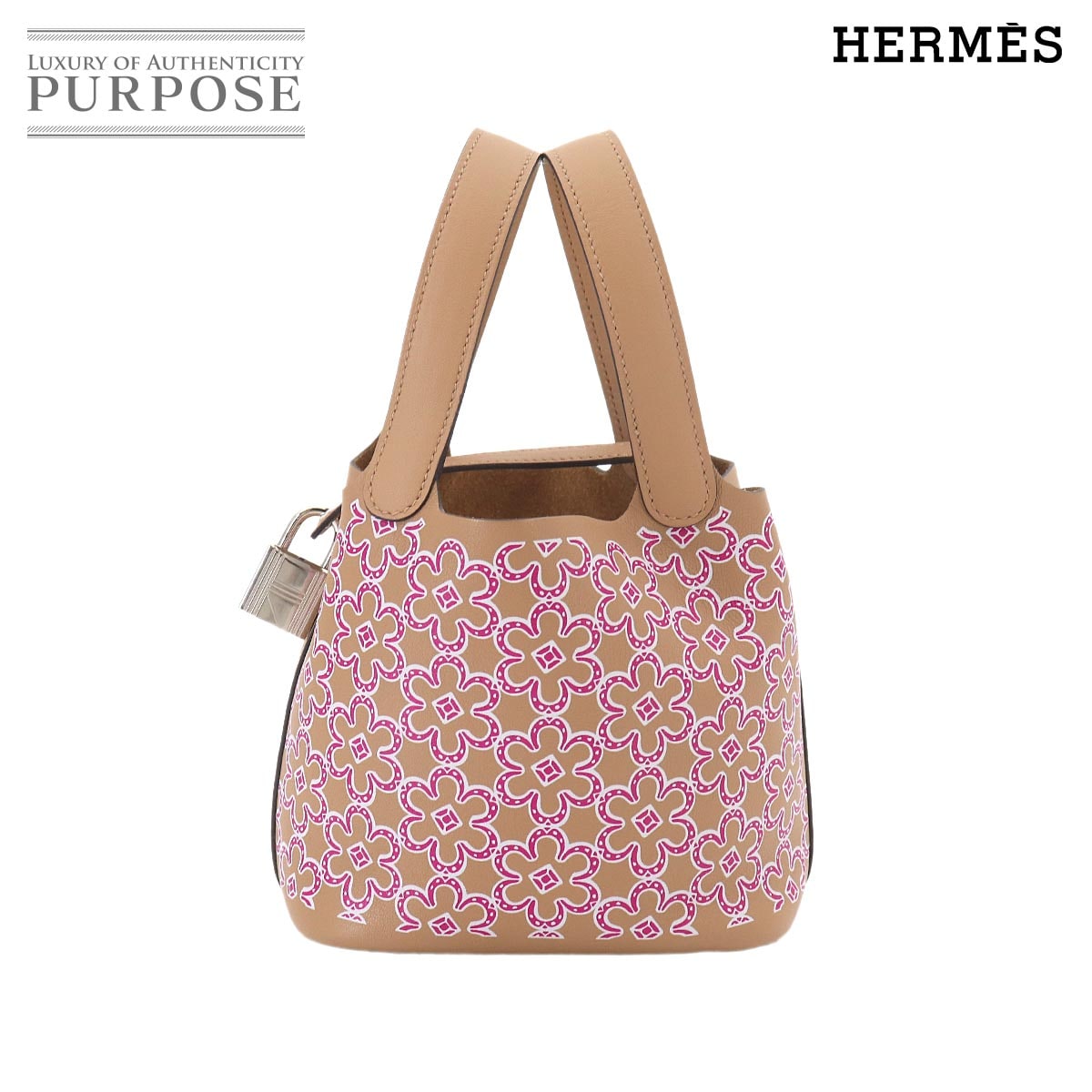 HERMES クリック ミニ カードケース エプソン エトゥープ C刻印