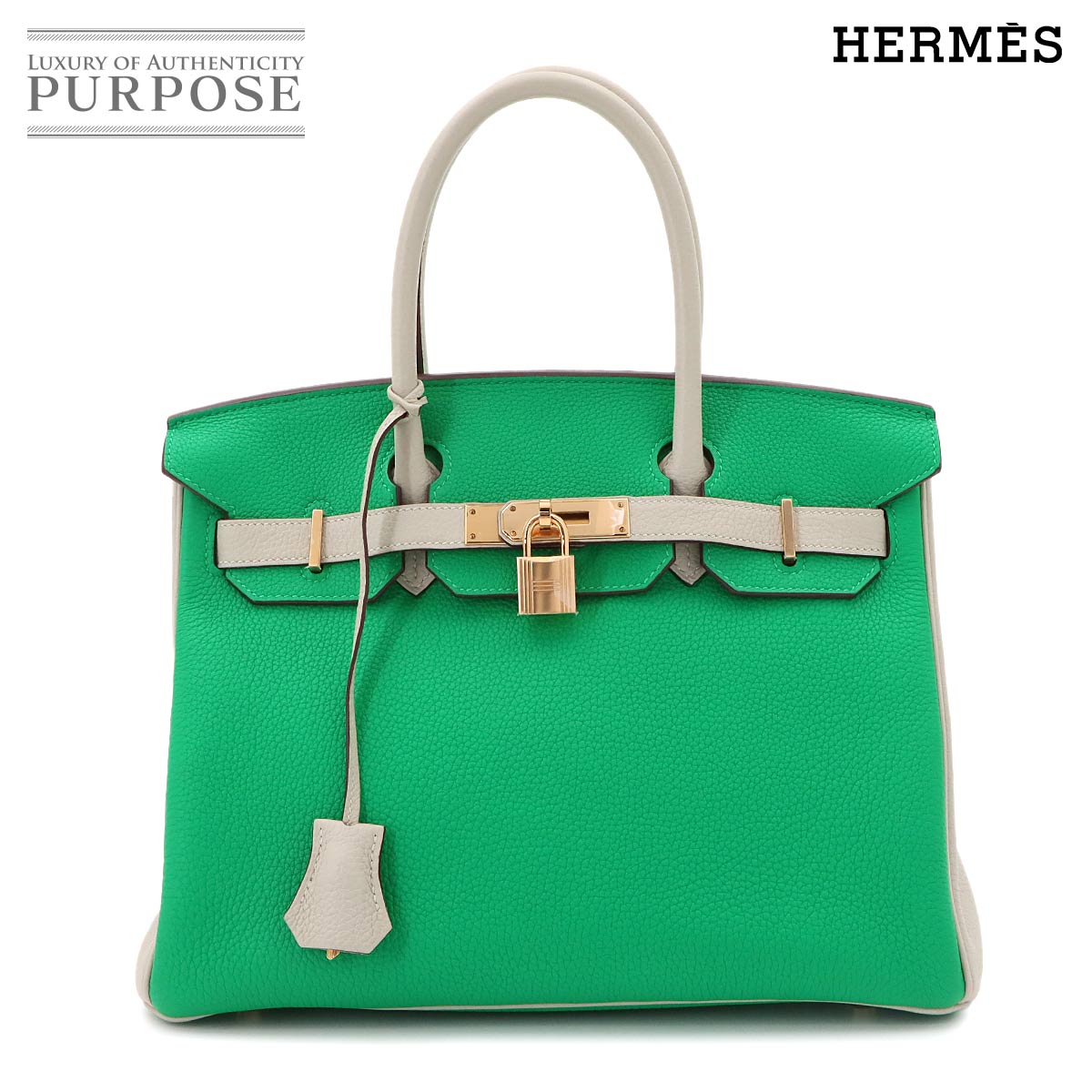 HERMES クリック ミニ カードケース エプソン エトゥープ C刻印