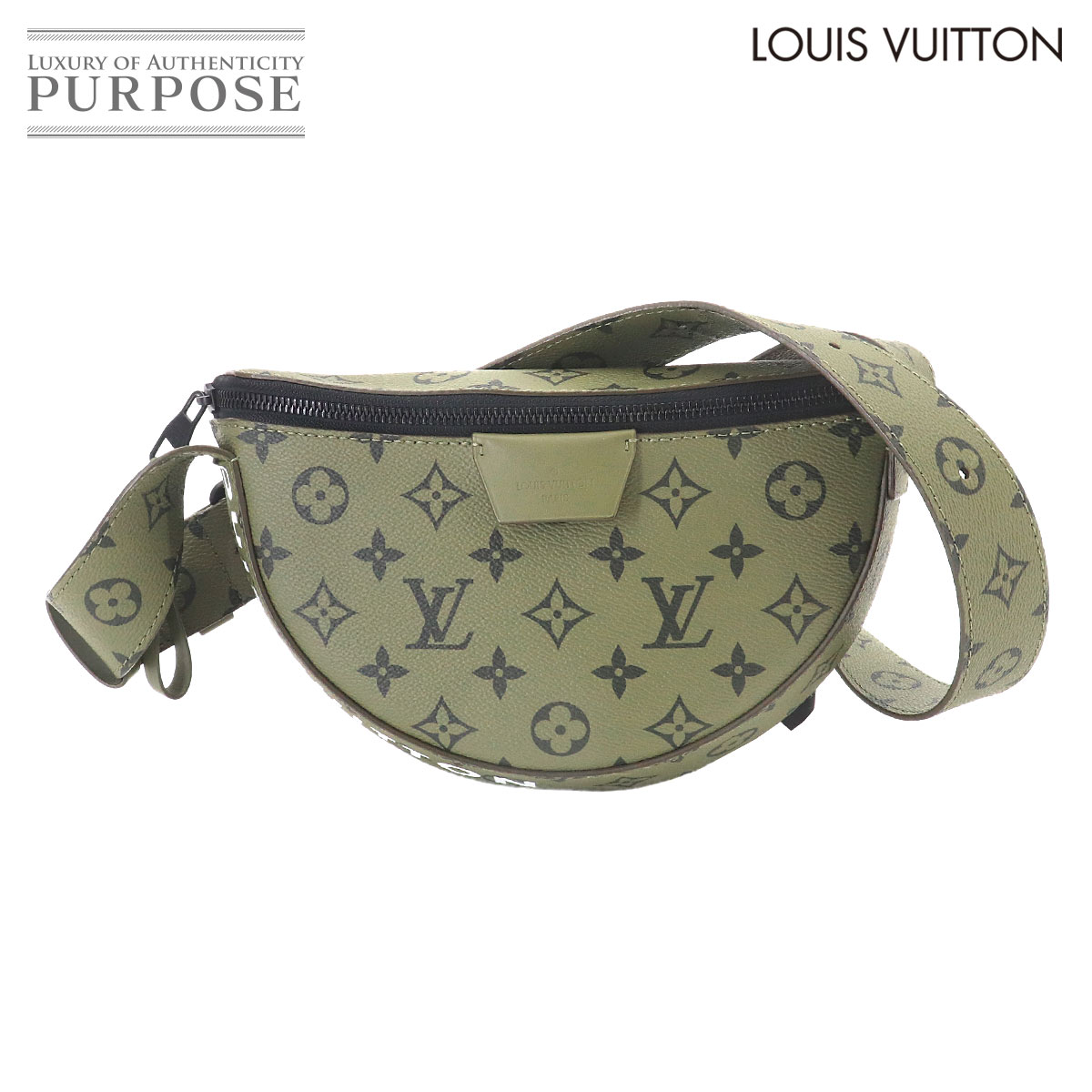LOUIS VUITTON モノグラム トーン LVムーン クロスボディ ショルダー バッグ カーキグリーン M23838 RFID Crossbody Bag ルイ ヴィトン 90327351