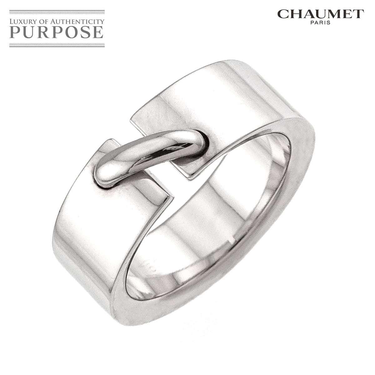 CHAUMET リアン 10号 リング K18 WG ホワイトゴールド 750 指輪 Liens Ring ショーメ 90331522