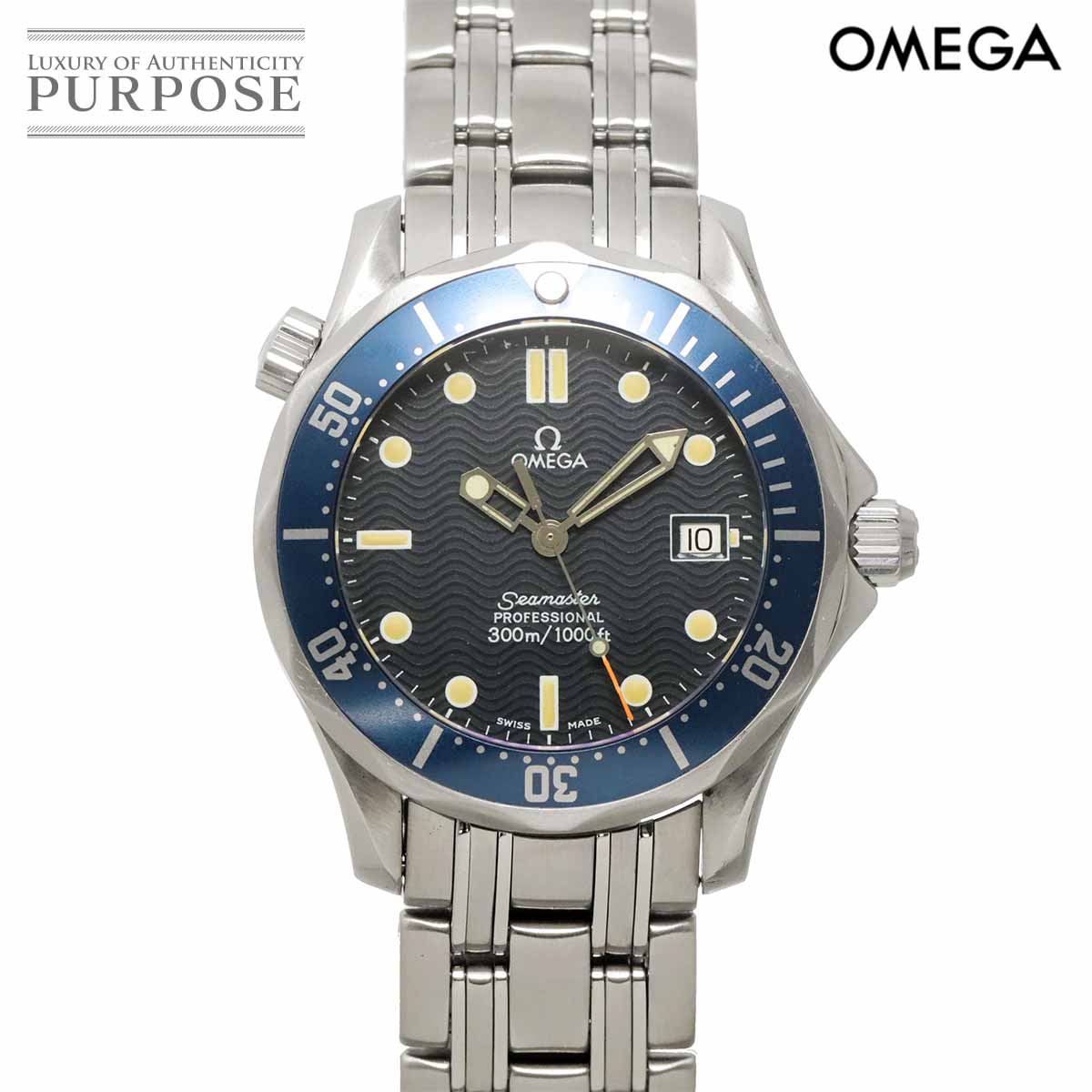 OMEGA シーマスター アクアテラ 2517 80 メンズ 腕時計 デイト ブルー
