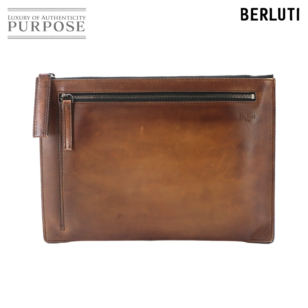 Berluti アンジュール ブリーフケース ビジネス バッグ ウール