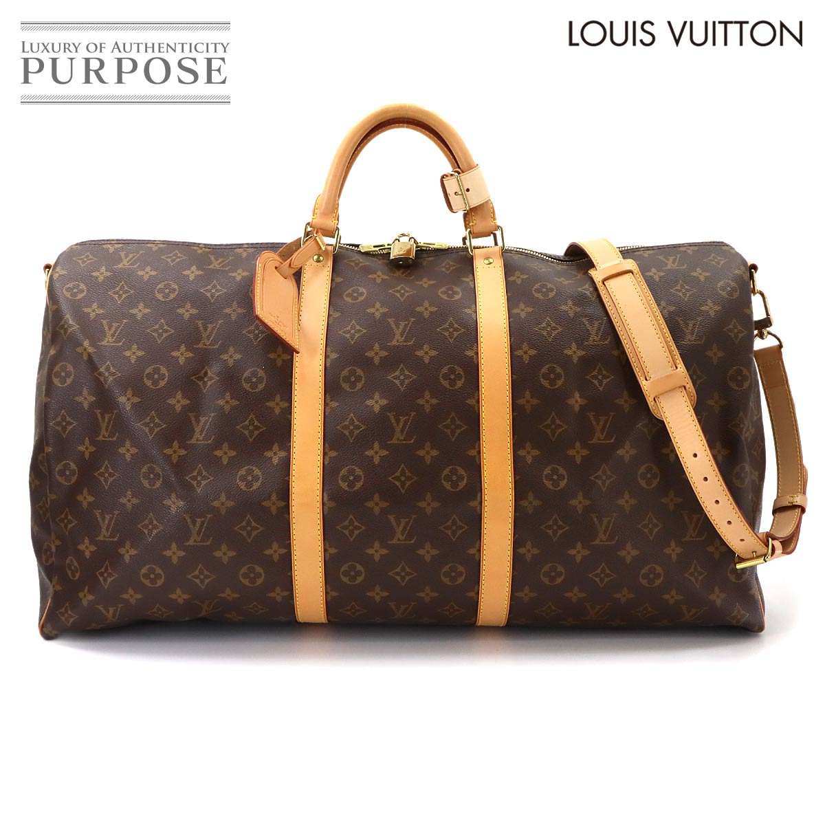 LOUIS VUITTON ダモフラージュ ブラック キーポル バンドリエール 25