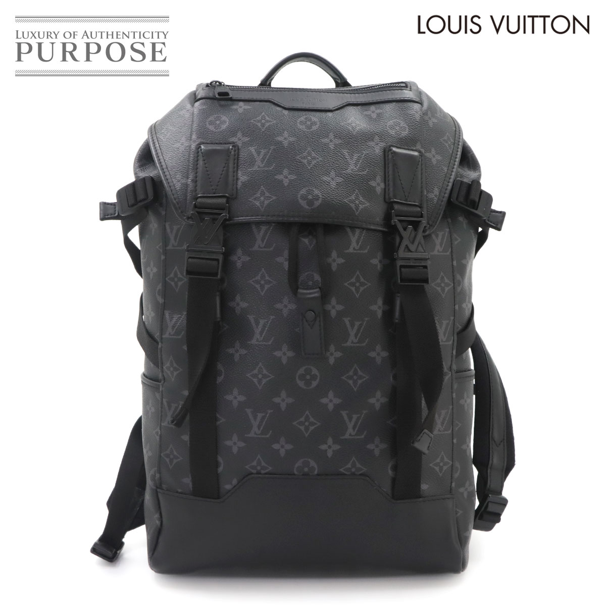 LOUIS VUITTON ダモフラージュ ブラック キーポル バンドリエール 25