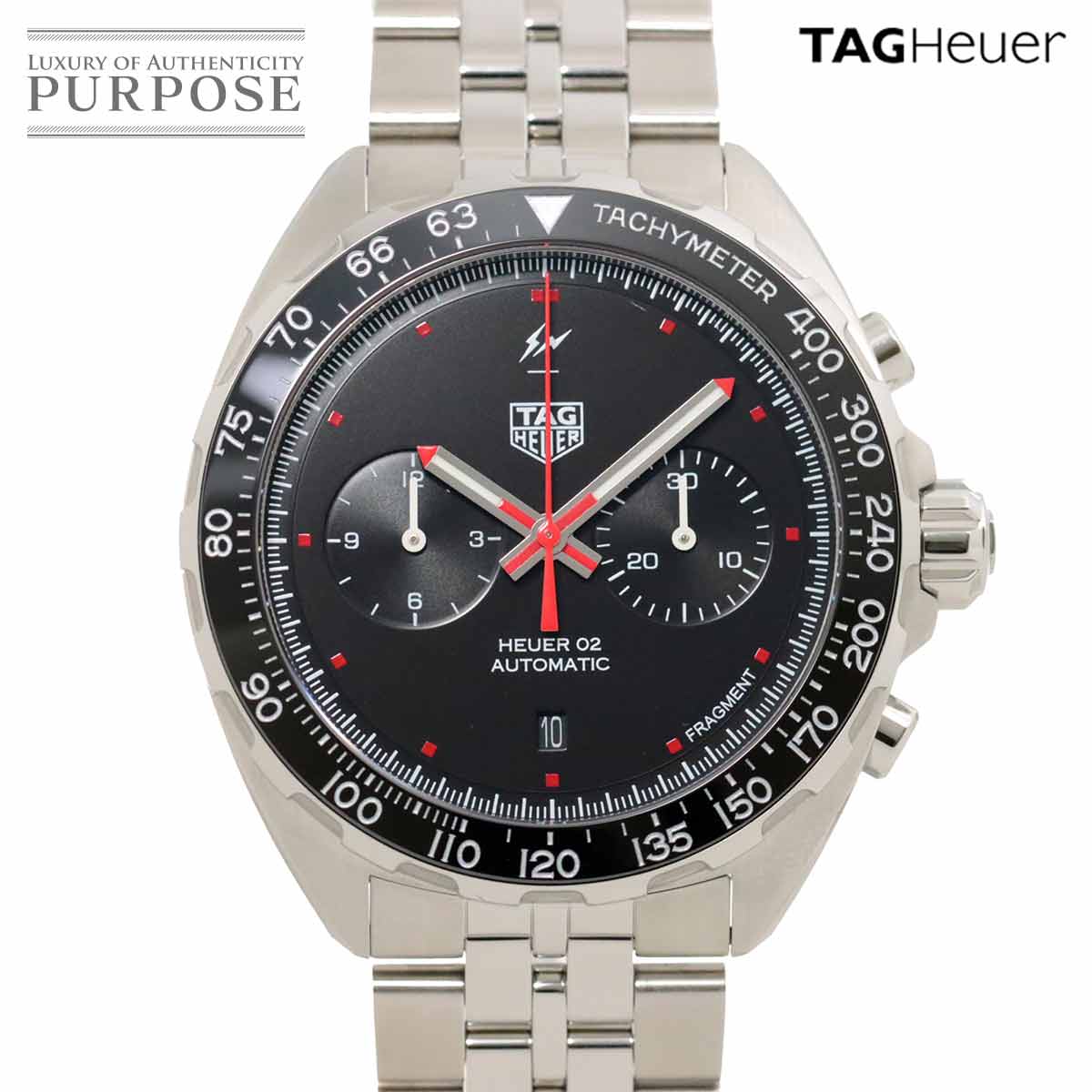 TAG Heuer フォーミュラ1 フラグメントデザイン キャリバーホイヤー02 世界500本限定 CAZ201A クロノグラフ メンズ 腕時計 デイト ブラック 自動巻き Formula 1 タグホイヤー 90259540