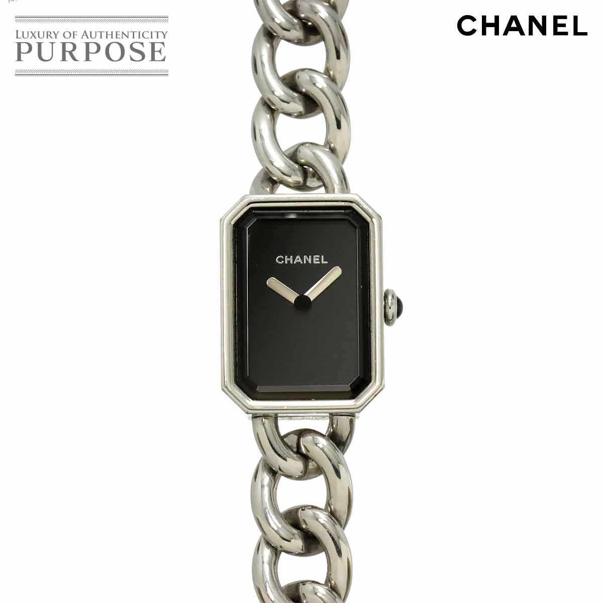 CHANEL プルミエール 22mm H3248 レディース 腕時計 ブラック クォーツ ウォッチ Premiere シャネル 90289694