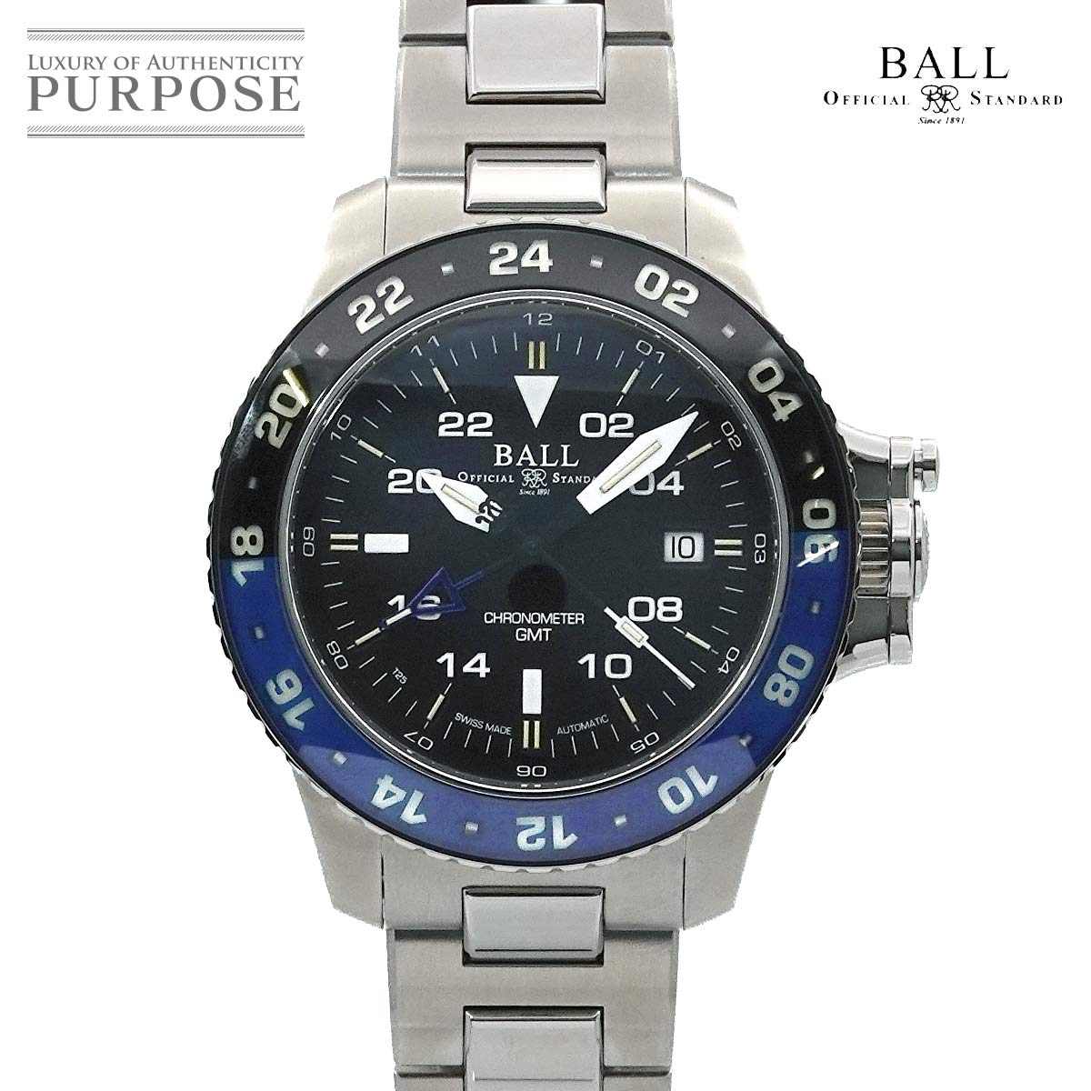 IWC アクアタイマー IW354805 メンズ 腕時計 デイト ブラック オートマ