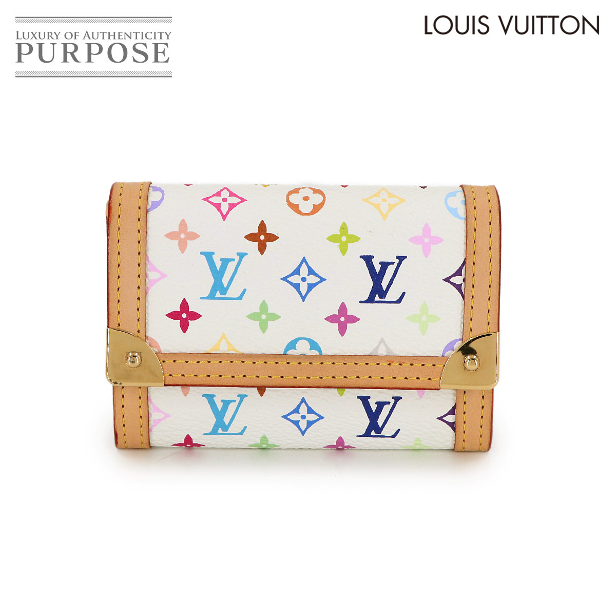LOUIS VUITTON モノグラム マルチカラー ポルトモネ プラ コインケース 小銭入れ ブロン M92657 Porte Monnaie Plat ルイ ヴィトン 90314351