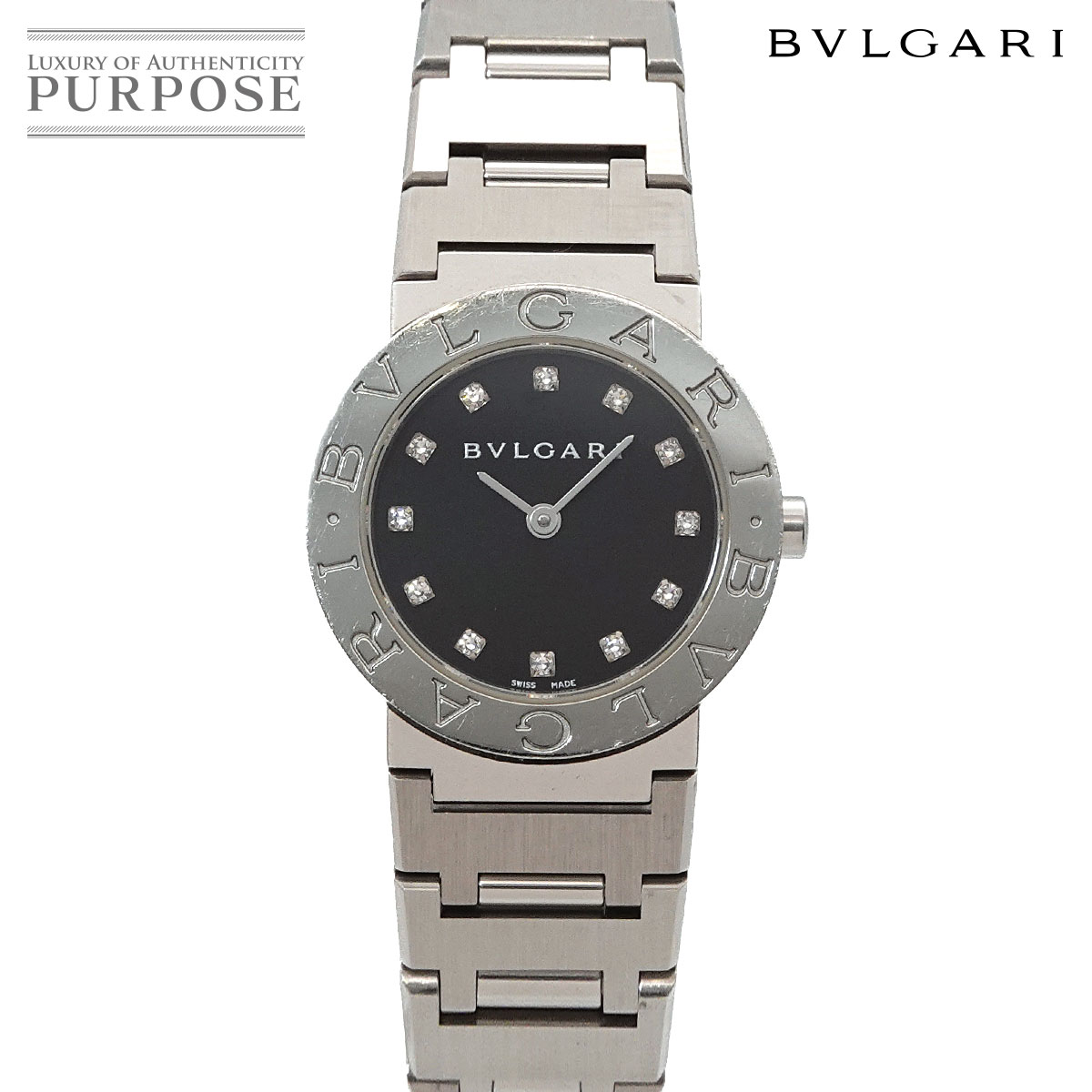 BVLGARI ブルガリブルガリ BB42SLAUTO メンズ 腕時計 デイト シルバー