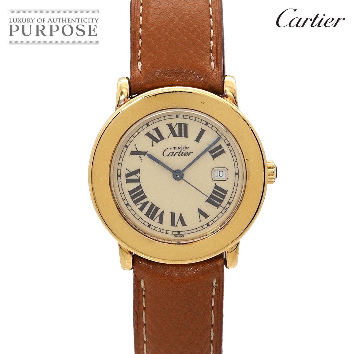 Cartier パシャ 38mm W3003551 メンズ 腕時計 クロノグラフ デイト