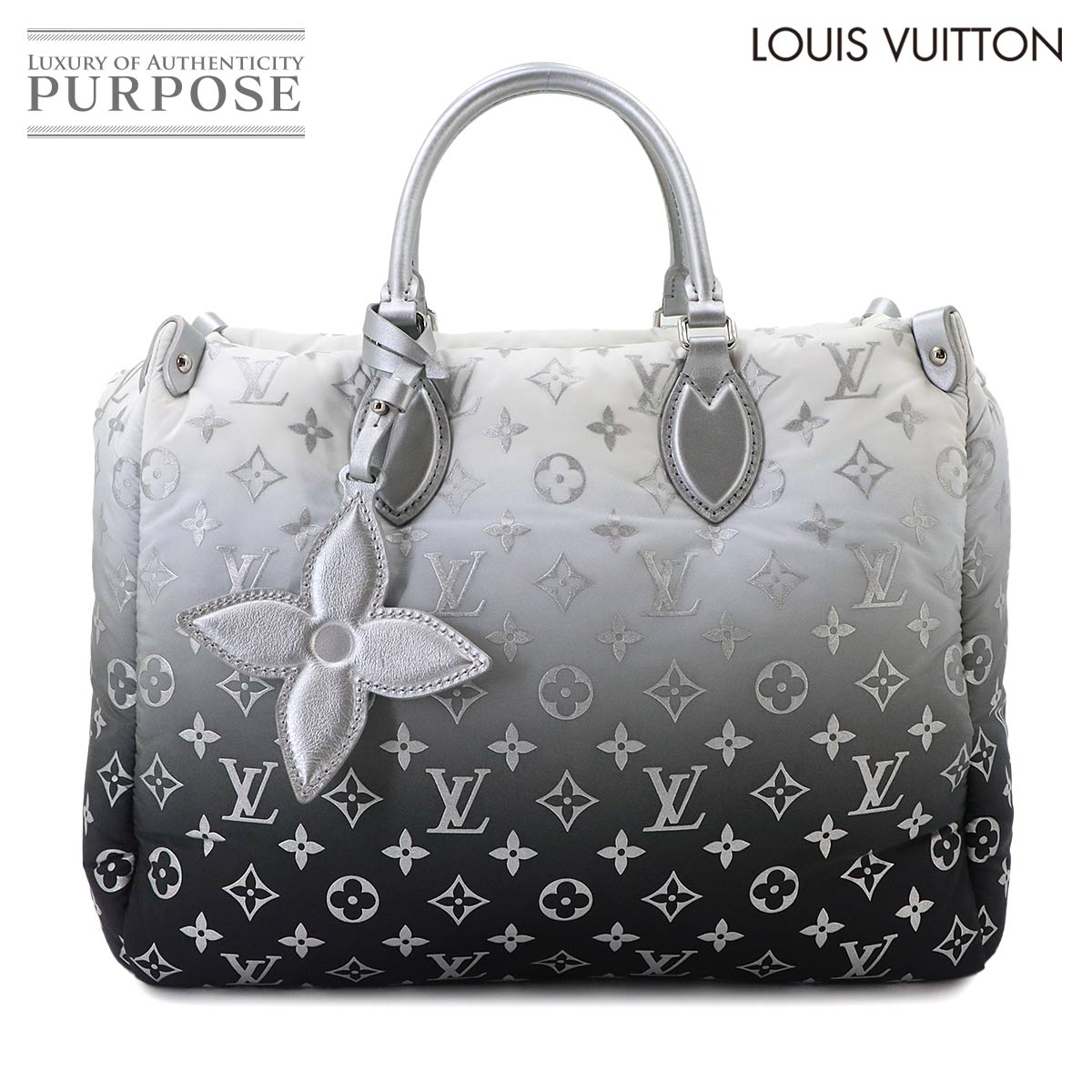 LOUIS VUITTON LV SKI オンザゴー MM 2way トート ショルダー バッグ モノグラム ナイロン フロスト M11847 RFID Onthego MM ルイ ヴィトン 90334438
