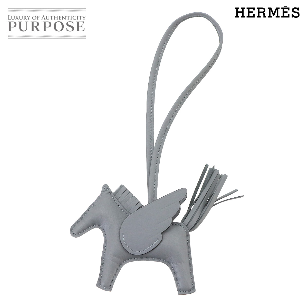 HERMES ロデオ ペガサス PM バッグ チャーム アニョーミロ スイフト グリパンタン K刻印 Rodeo Pegasus PM エルメス 90335939
