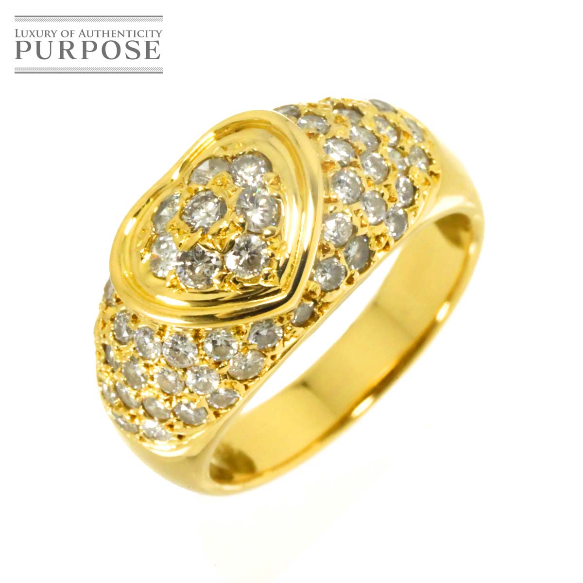 リング 11.5号 ダイヤ 1.26ct K18 YG イエローゴールド 750 指輪 Diamond Ring 90329571