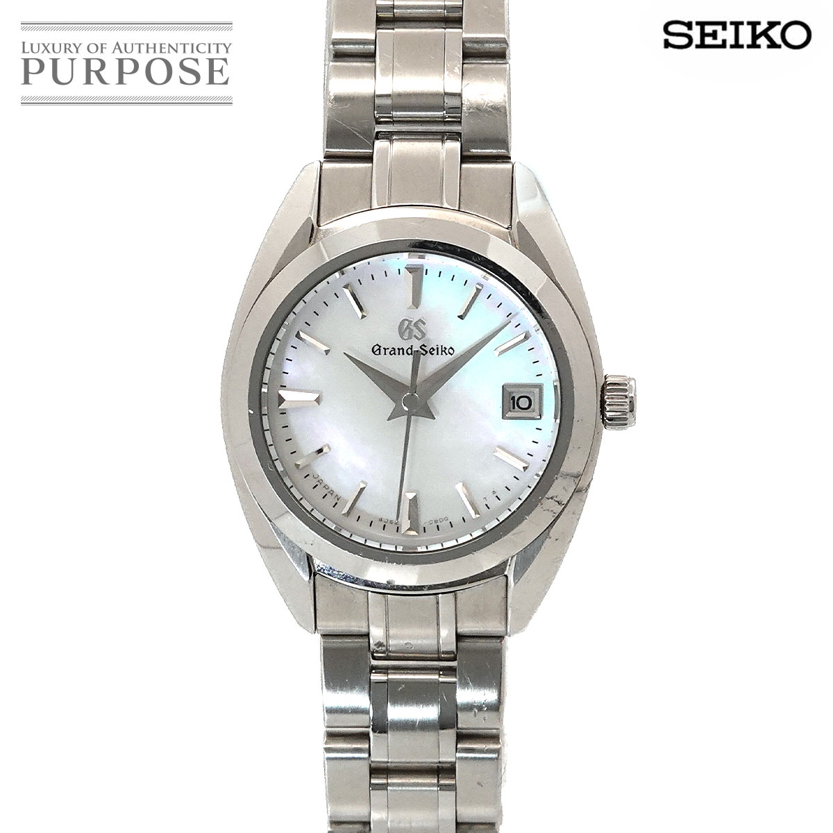 GRAND SEIKO エレガンスコレクション STGF275 レディース 腕時計 デイト 4J52 0AC0 ホワイトシェル クォーツ ウォッチ Elegance Collection グランドセイコー 90338701