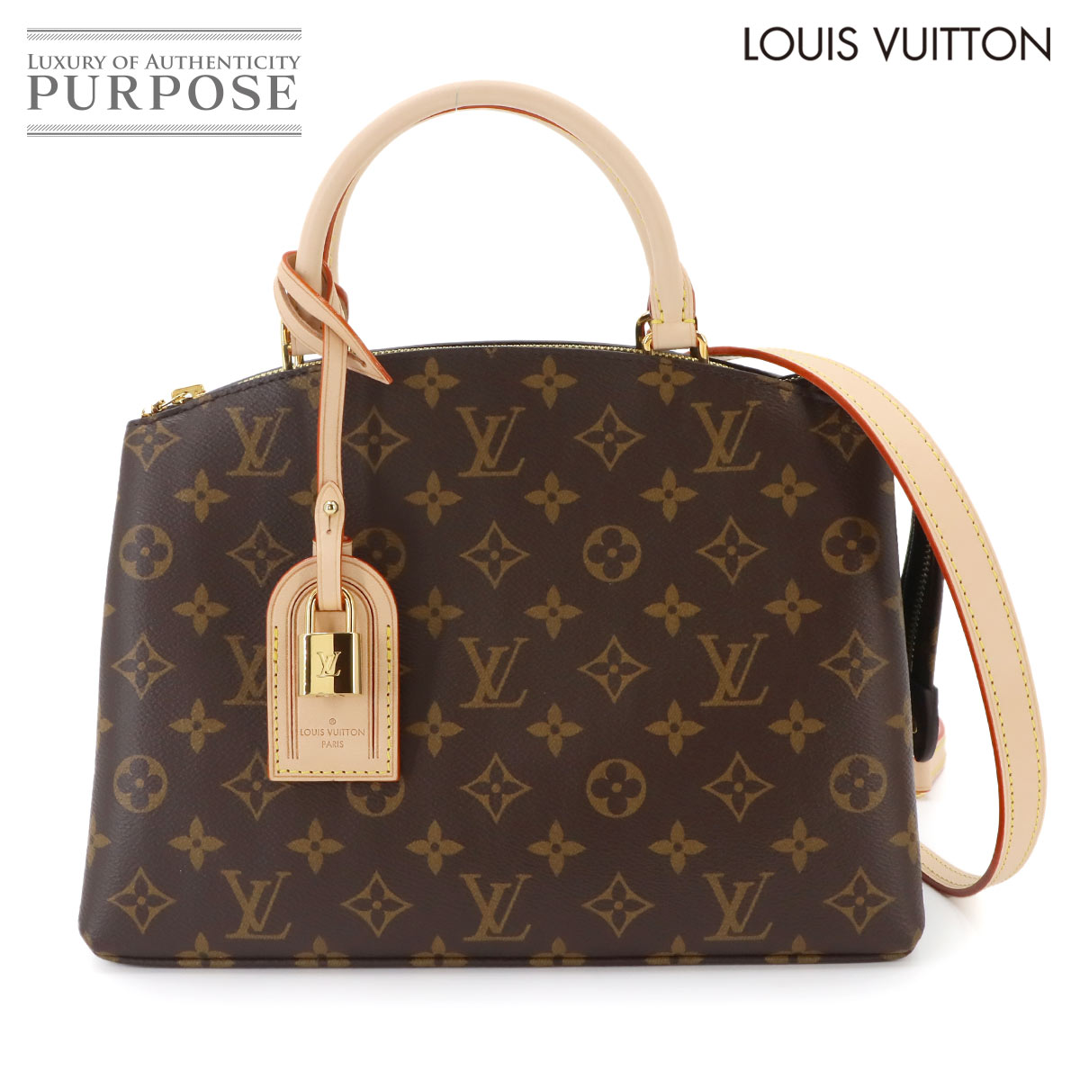 LOUIS VUITTON モノグラム プティ パレ PM 2way ハンド ショルダー バッグ ブラウン M45900 RFID Petit Palais PM ルイ ヴィトン 90335333