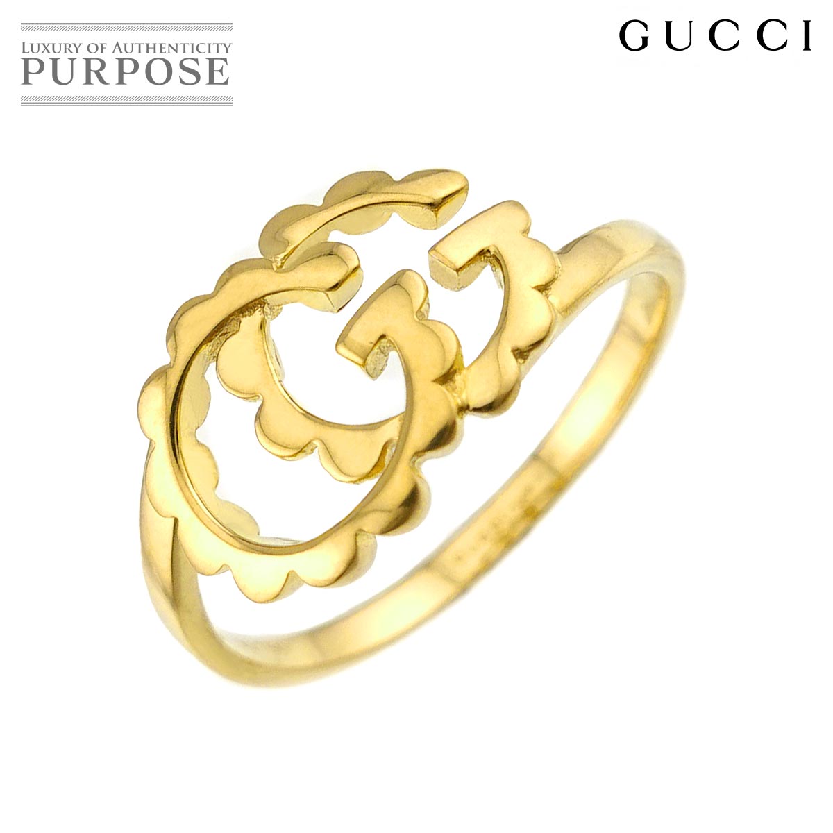 GUCCI アイコン #7 リング K18 WG ホワイトゴールド 750 指輪 Icon