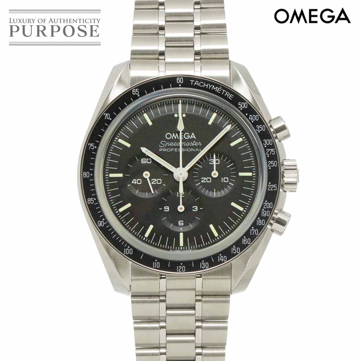 OMEGA スピードマスター プロフェッショナル ムーンウォッチ 310 30 42 50 01 002 クロノグラフ メンズ 腕時計 ブラック 手巻き ウォッチ Speedmaster オメガ 90338499