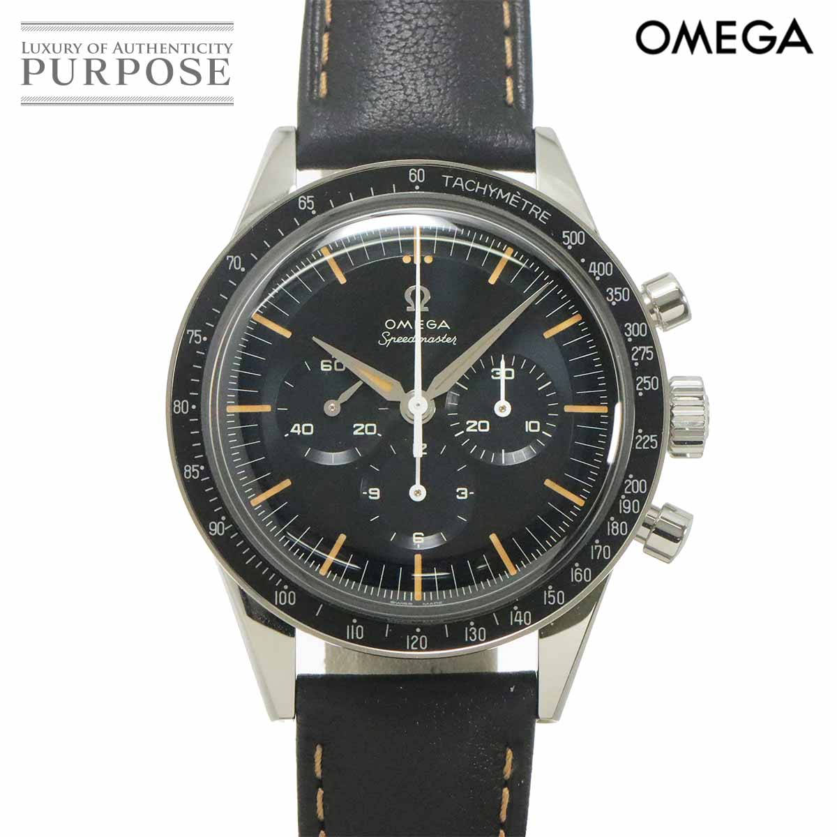 OMEGA スピードマスター ファースト オメガ イン スペース 310 32 40 50 06 001 クロノグラフ メンズ 腕時計 ブラック 手巻き ウォッチ Speedmaster オメガ 90338715