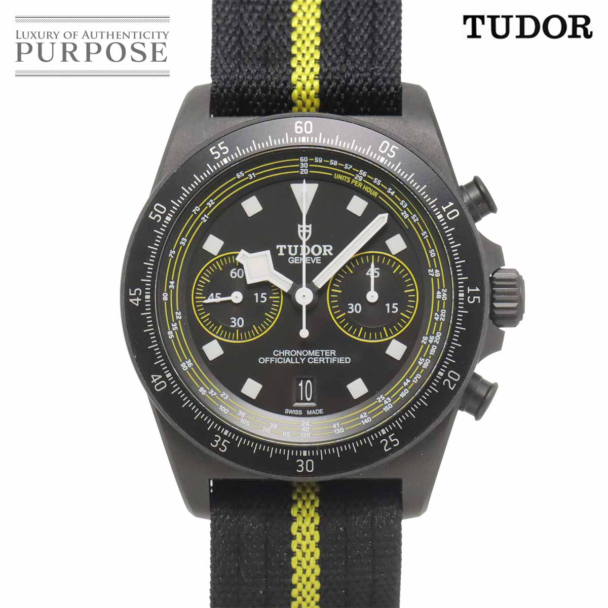 TUDOR ぺラゴス FXD 25827KNJN-0001 300本限定 メンズ 腕時計 ブラック オートマ 自動巻き ウォッチ Pelagos チューダー チュードル 90340951