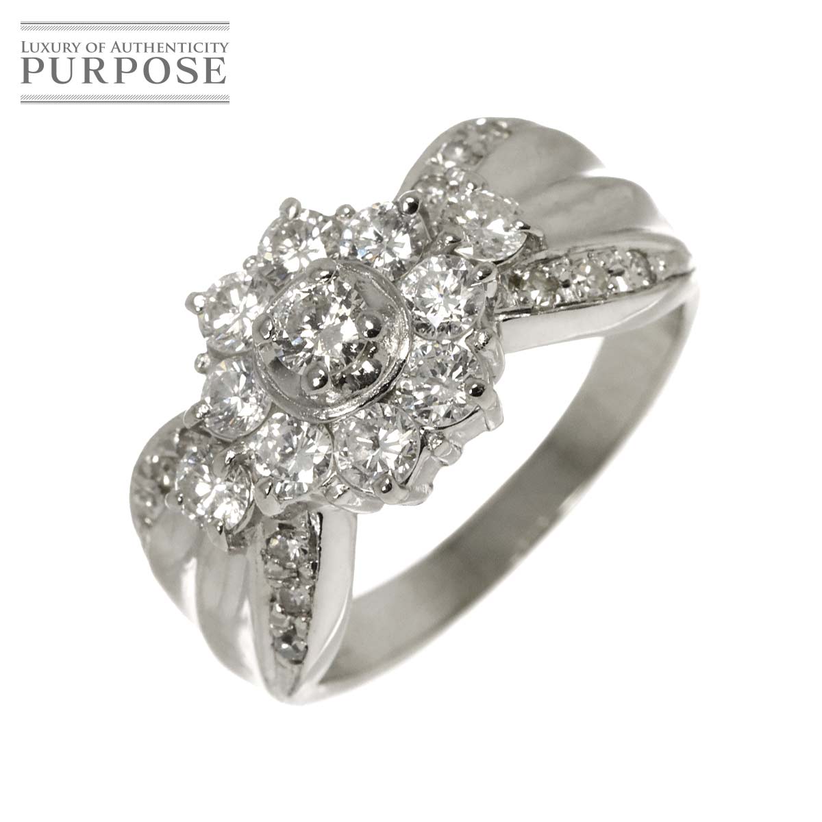 リング 12号 ダイヤ 3.01ct K18 YG イエローゴールド 750 指輪 Diamond