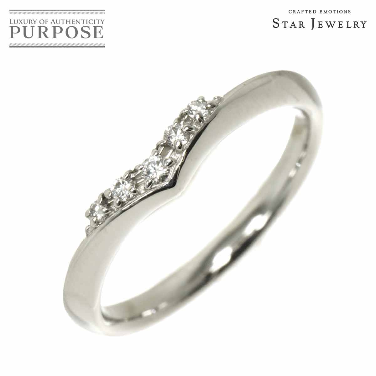 Star Jewelry 11号 リング ダイヤ 0.06ct Pt プラチナ 指輪 Diamond Ring スタージュエリー 90331505