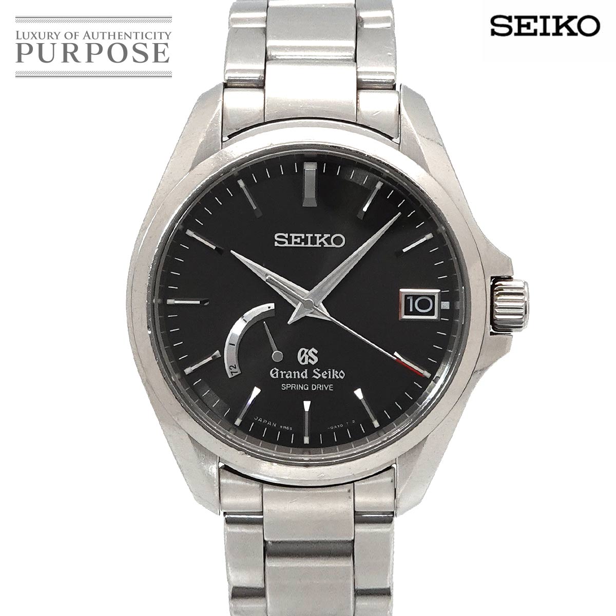セイコー グランドクォーツ 腕時計 シルバー メンズ デイト SEIKO グランドセイコー SBGX063 メンズ 腕時計 デイト シルバー