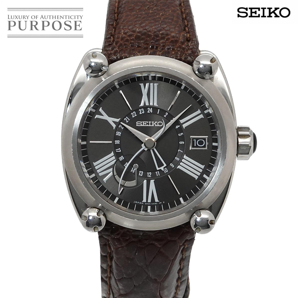 セイコー グランドクォーツ 腕時計 シルバー メンズ デイト SEIKO グランドセイコー SBGX063 メンズ 腕時計 デイト シルバー