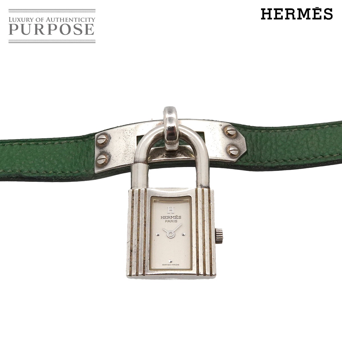 HERMES メドール ヴィンテージ レディース 腕時計 ピラミッド ゴールド