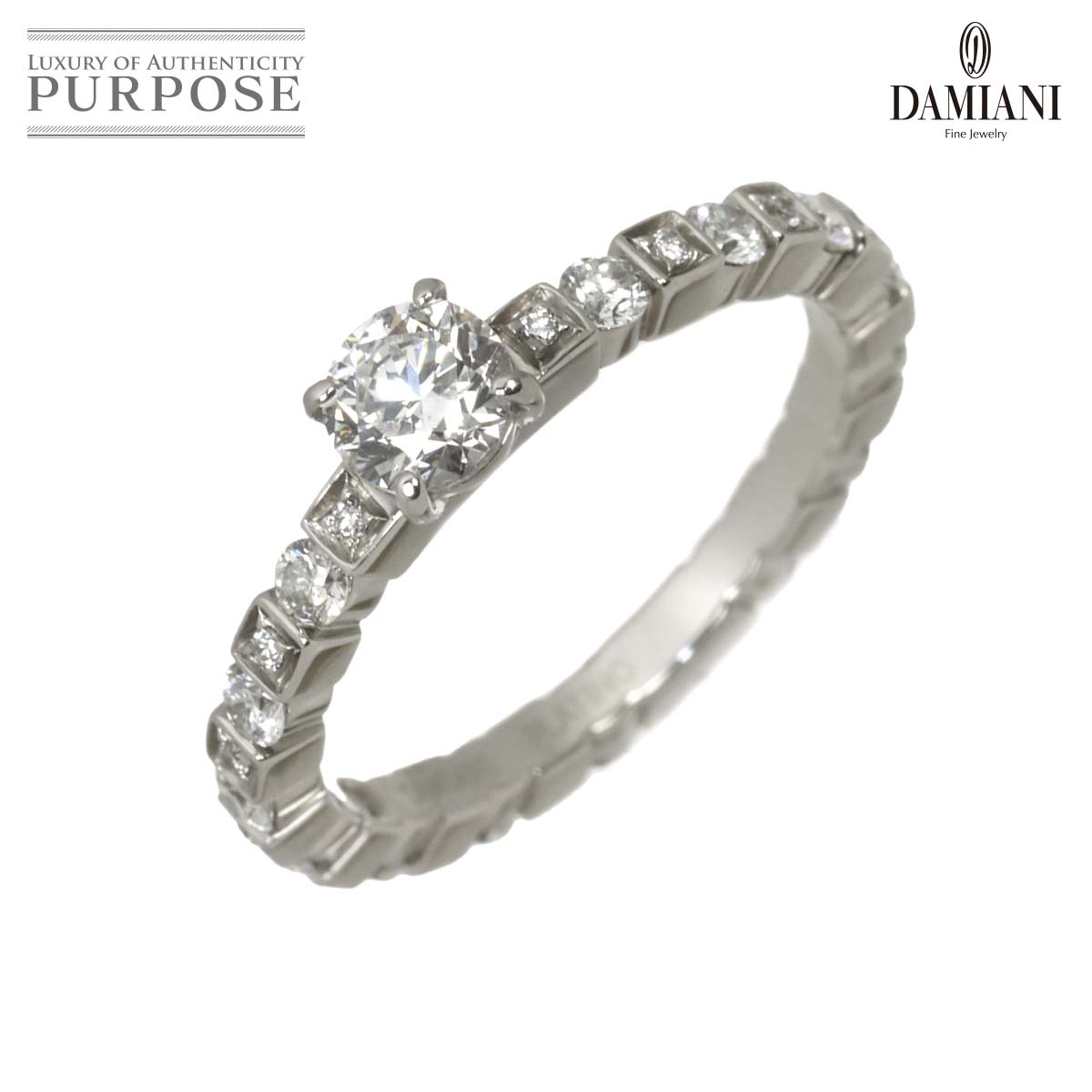 DAMIANI ベルエポック 7号 リング ダイヤ 0.30ct Pt プラチナ 指輪 Belle Epoque Ring【証明書付き】ダミアーニ 90332243