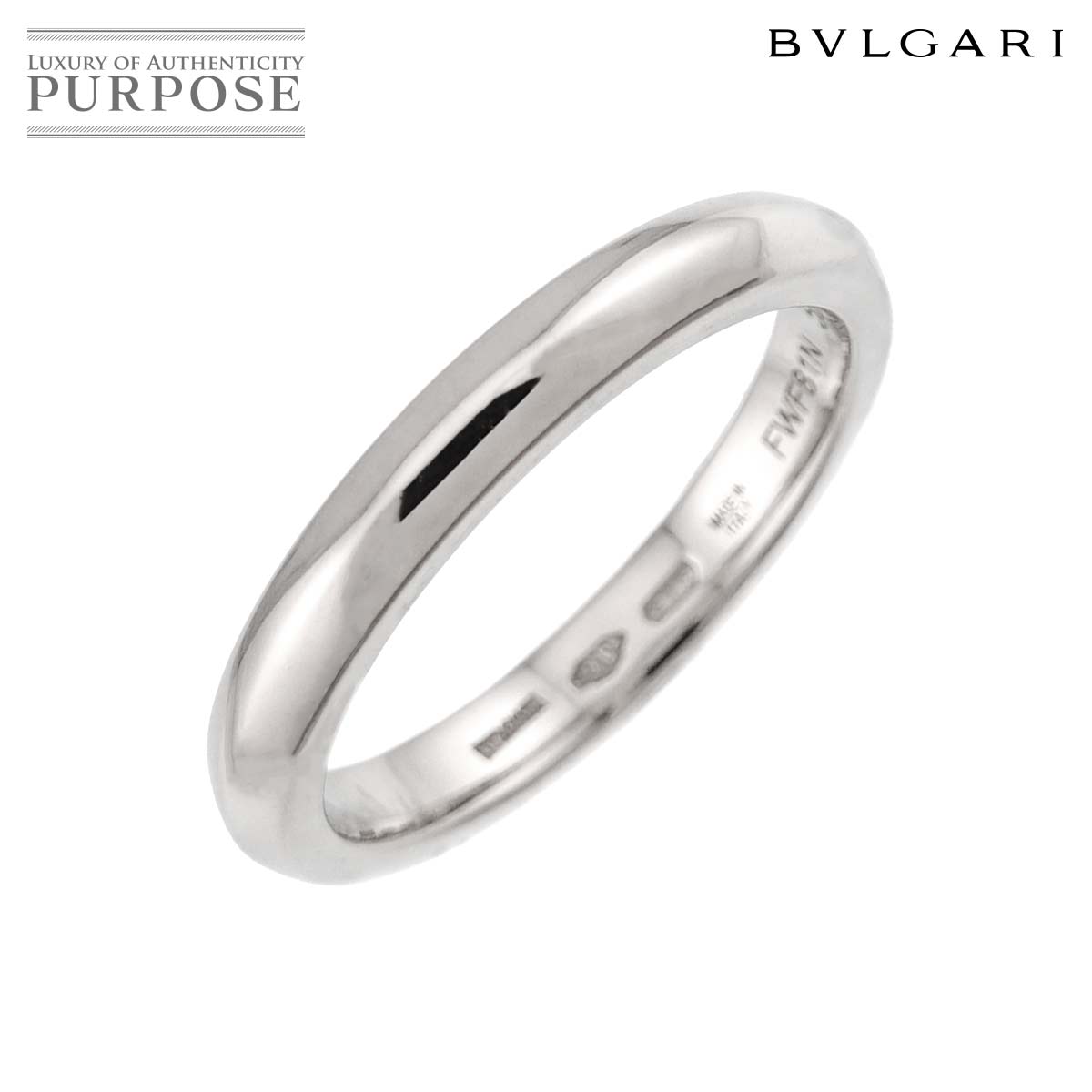 BVLGARI フェディ #52 リング Pt プラチナ 指輪 Fedi Ring 【証明書付き】ブルガリ 90340119