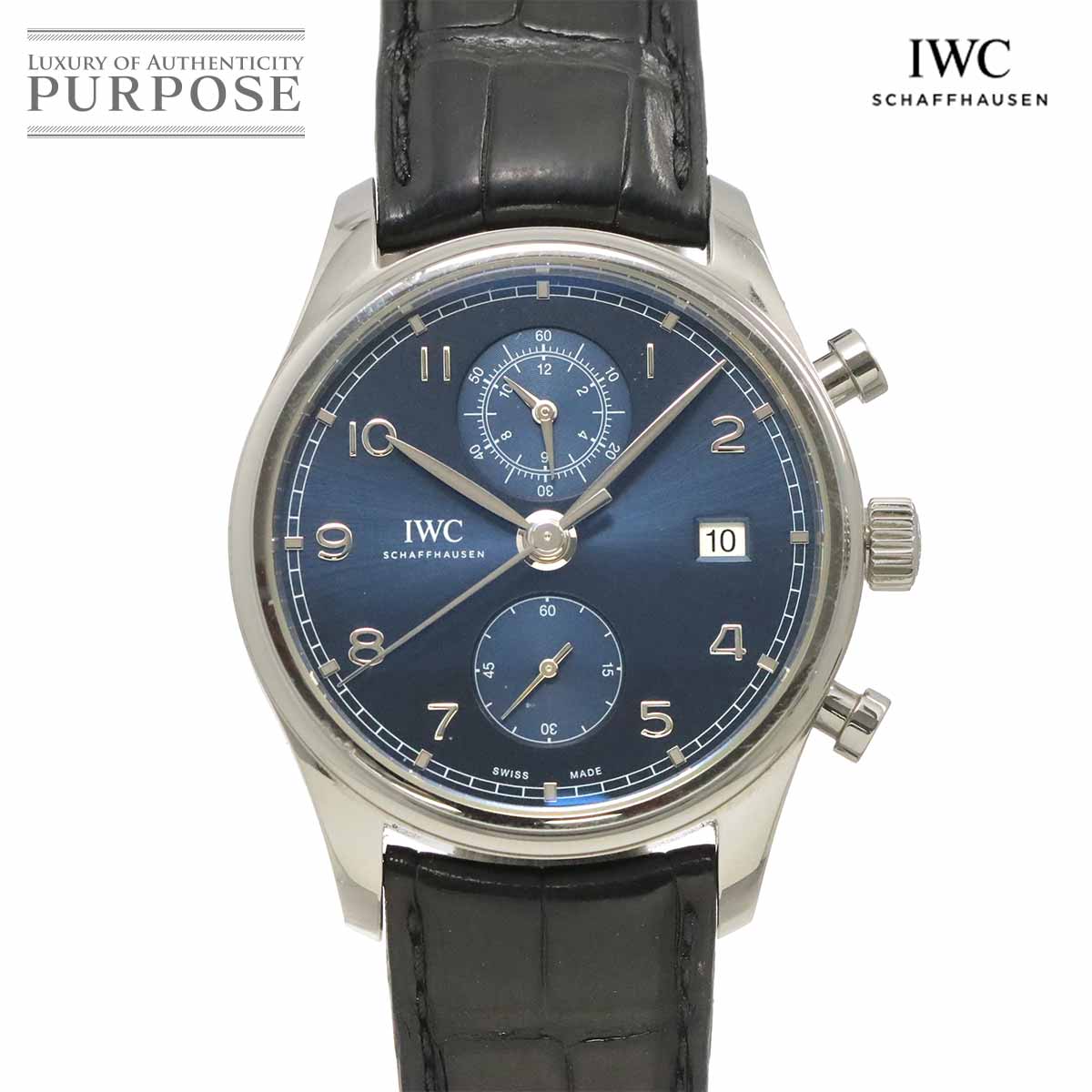 IWC ポルトギーゼ クロノグラフ クラシック IW390303 メンズ 腕時計 裏スケルトン 自動巻き インターナショナル ウォッチ カンパニー 90342788