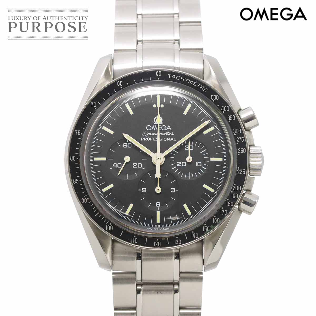 OMEGA スピードマスター プロフェッショナル ムーンウォッチ 3570 50 クロノグラフ メンズ 腕時計 ブラック 手巻き ウォッチ Speedmaster オメガ 90339597