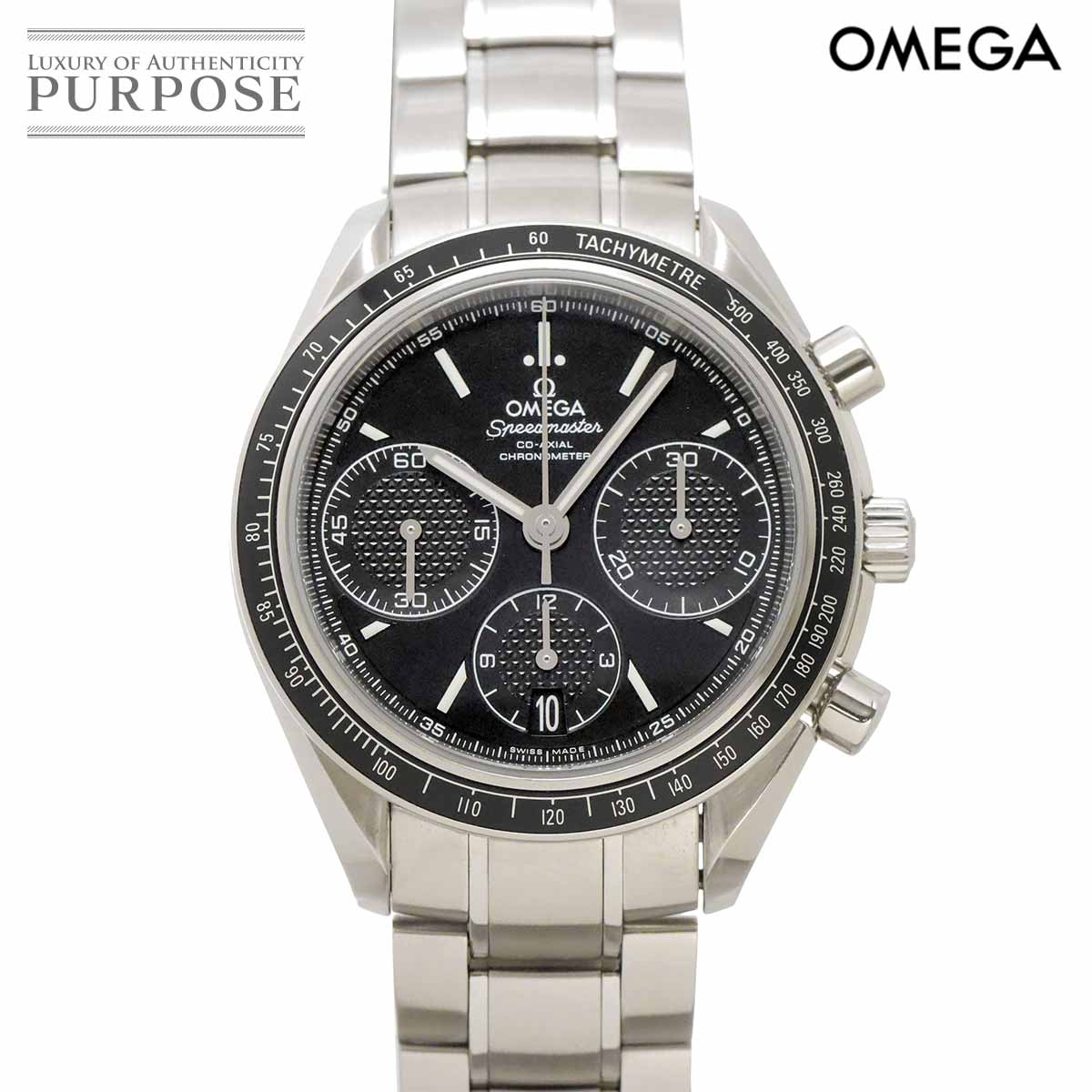 OMEGA スピードマスター レーシング コーアクシャル 326 30 40 50 01 001 クロノグラフ メンズ 腕時計 デイト ブラック 自動巻き Speedmaster オメガ 90340207