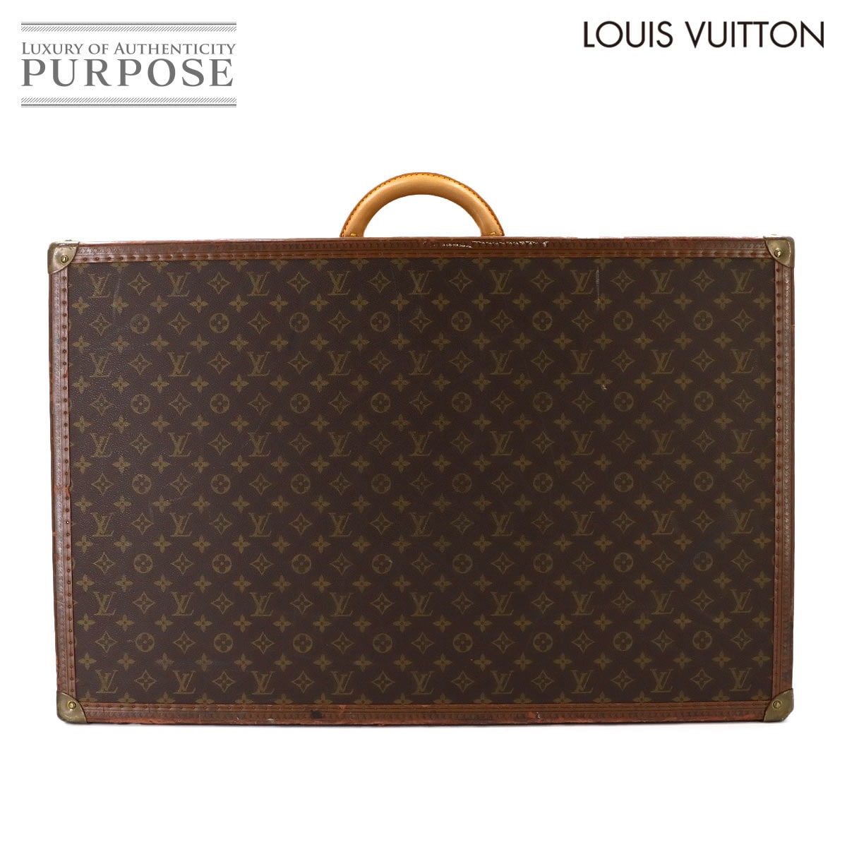 LOUIS VUITTON モノグラム アルゼール 75 トランク ケース バッグ ブラウン M21225 Alzer 75 Trunk ルイ ヴィトン 90340895