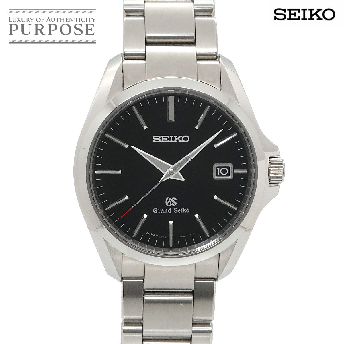 SEIKO グランドセイコー SBGX083 マスターショップ限定 メンズ 腕時計 9F62 0AG0 デイト ブラック クォーツ ウォッチ GRAND SEIKO セイコー 90342820