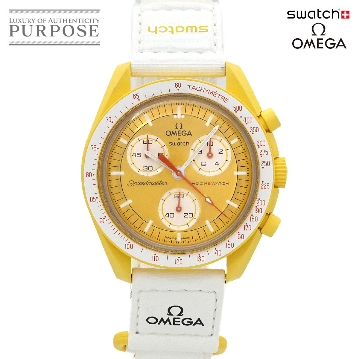 swatch OMEGA×swatch バイオセラミック ムーンスウォッチ MISSION TO THE SUN クロノグラフ SO33J100 メンズ 腕時計 クォーツ スウォッチ 90343286