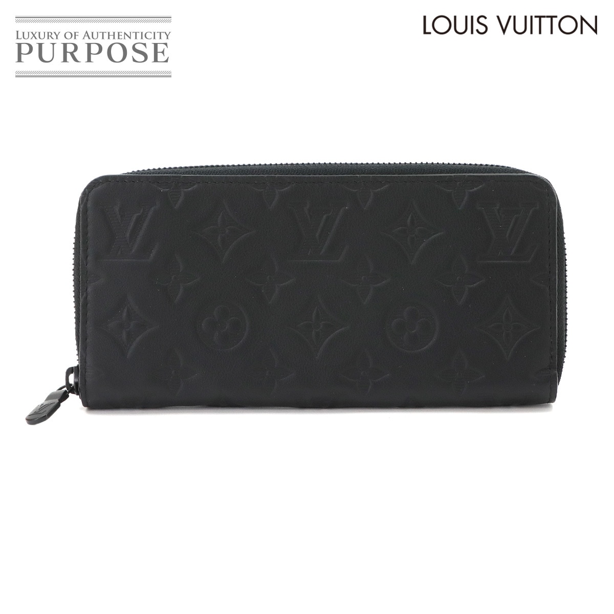 LOUIS VUITTON モノグラム シャドウ ジッピー ウォレット ホリゾンタル 長財布 M80333 RFID ブラック 金具 Zippy Wallet Horizontal ルイ ヴィトン 90340009