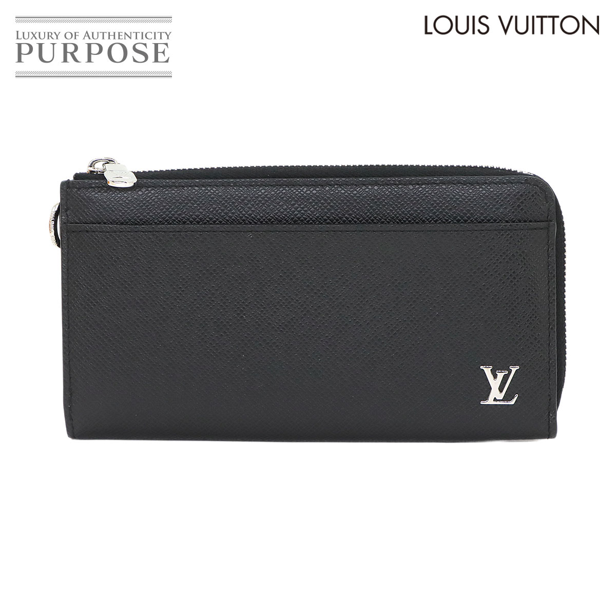 LOUIS VUITTON タイガ ジッピー ドラゴンヌ L字ファスナー 長財布 レザー ノワール M69409 RFID Zippy Dragonne ルイ ヴィトン 90340679