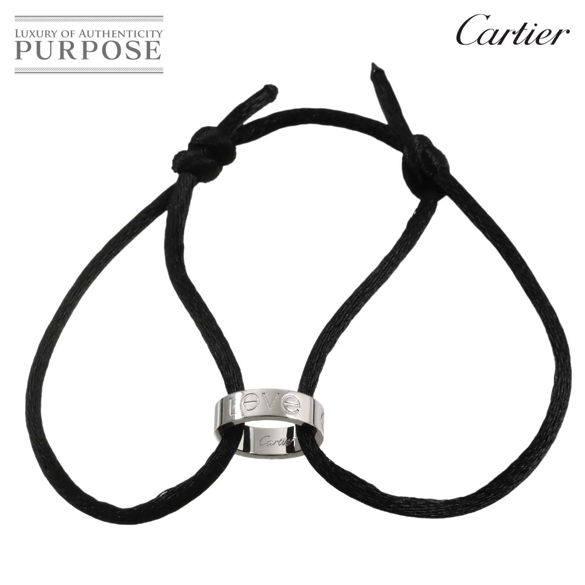 Cartier ラブチャリティ ブレスレット K18 WG ホワイトゴールド 750  Love Charity Bracelet カルティエ 90339188